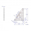 Треугольная пластина из анодированного алюминия Triangle Plate 6*8 (Pair) - «globural.ru» - Карпинск