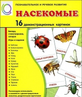 Демонстрационные карточки "Насекомые" - «globural.ru» - Карпинск