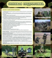 Стенд "Огневая подготовка" (вариант 2) - «globural.ru» - Карпинск