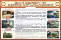 Стенд "ТБ при выполнении работ на токарном станке" - «globural.ru» - Карпинск