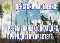 Комплект плакатов "Действия населения в ЧС природного характера" - «globural.ru» - Карпинск