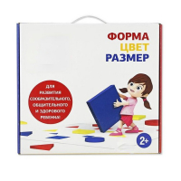 Подвижная развивающая игра "Форма, цвет, размер" - «globural.ru» - Карпинск