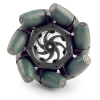 Технологичное колесо Mecanum 4" Mecanum Wheel 4" для конструктора VEX (4 штуки в упаковке) - «globural.ru» - Карпинск