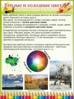Стенд "Теплые и холодные цвета" - «globural.ru» - Карпинск
