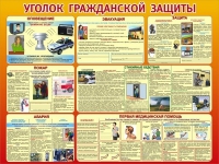 Стенд "Уголок гражданской защиты" - «globural.ru» - Карпинск