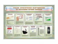 Стенды "Учебно-практическое оборудование по оказанию первой помощи" - «globural.ru» - Карпинск