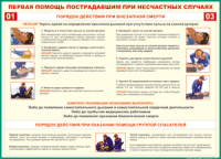 Таблица Порядок действий при внезапной смерти 1000*1400 винил - «globural.ru» - Карпинск