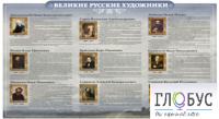 Стенд "Великие русские художники" - «globural.ru» - Карпинск