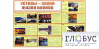 Стенд "Уставы закон жизни воинов" - «globural.ru» - Карпинск
