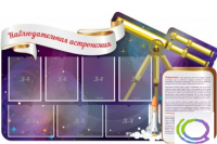 Стенд "Наблюдательная астрономия" - «globural.ru» - Карпинск