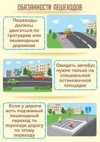 Стенд "Обязанности пешехода часть 2" - «globural.ru» - Карпинск