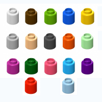  Элемент конструктора одиночный одноцветный Color Blocks 100 штук - «globural.ru» - Карпинск