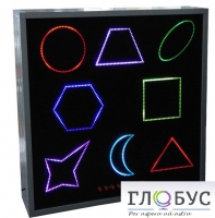 Интерактивная панель "Цветные фигуры-8" (вариант 3) - «globural.ru» - Карпинск