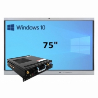 Интерактивная панель 75" (встроенный ПК, Win10, Intel i5) - «globural.ru» - Карпинск