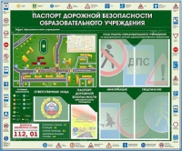 Стенд-уголок "Паспорт дорожной безопасности образовательного учреждения" - «globural.ru» - Карпинск