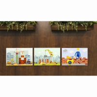 Комплект настенных панелей «Стройка» - «globural.ru» - Карпинск