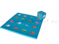 Игровой детский мат «Море» с кубиком (ВИК) - «globural.ru» - Карпинск