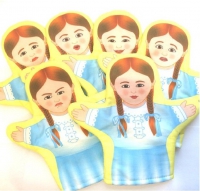 Набор кукол - рукавичек  "Эмоции. Девочки" - «globural.ru» - Карпинск
