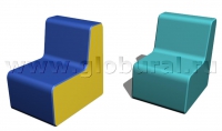 Прямоугольный стул 50*60*60/32см (ВИК) - «globural.ru» - Карпинск