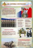 Стенд "На службе Отечеству" (вариант 1) - «globural.ru» - Карпинск