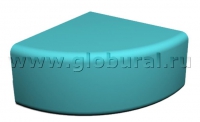 Угловой пуфик 60*60*32см (ВИК) - «globural.ru» - Карпинск