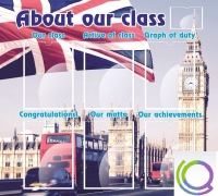 Стенд "About our class" - «globural.ru» - Карпинск
