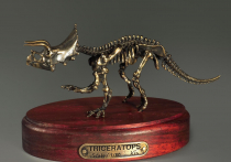 Модель скелета динозавра Triceratops - «globural.ru» - Карпинск