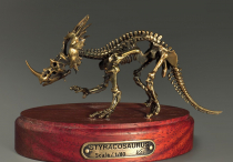 Модель скелета динозавра Styracosaurus - «globural.ru» - Карпинск