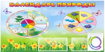 Стенд "Календарь природы" (вариант 2) - «globural.ru» - Карпинск