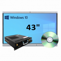 Интерактивная панель 43" (встроенный ПК, Win10) - «globural.ru» - Карпинск