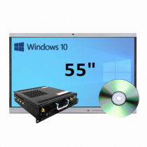 Интерактивная панель 55" (встроенный ПК, Win10) - «globural.ru» - Карпинск