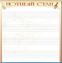 Доска магнитно-маркерная "Нотный стан" - «globural.ru» - Карпинск