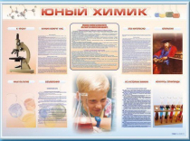 Стенд-уголок "Юный химик" - «globural.ru» - Карпинск