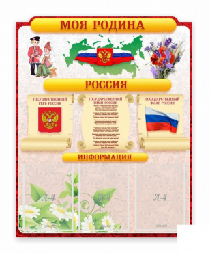 Стенд "Наша родина Россия" - «globural.ru» - Карпинск