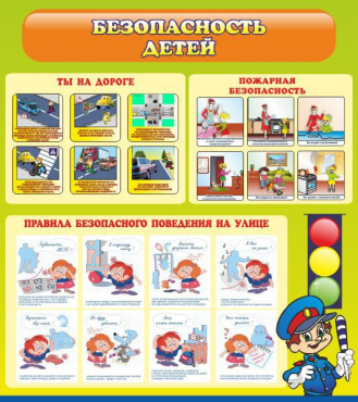 Стенд "Безопасность детей" (вариант 1) - «globural.ru» - Карпинск