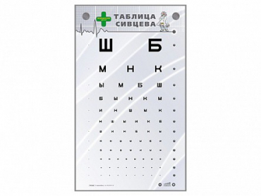 Интерактивный стенд "Таблица Сивцева" - «globural.ru» - Карпинск