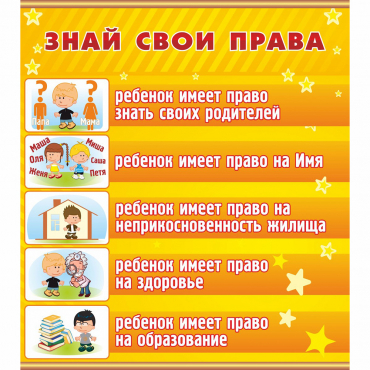 Стенд "Знай свои права" - «globural.ru» - Карпинск